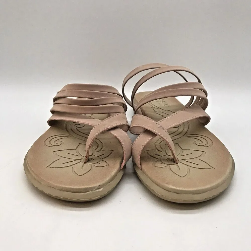 B.O.C. BØRN Concept Alisha Blush Sandals Women's 8M Pink Gum Sole Slip-On Slides